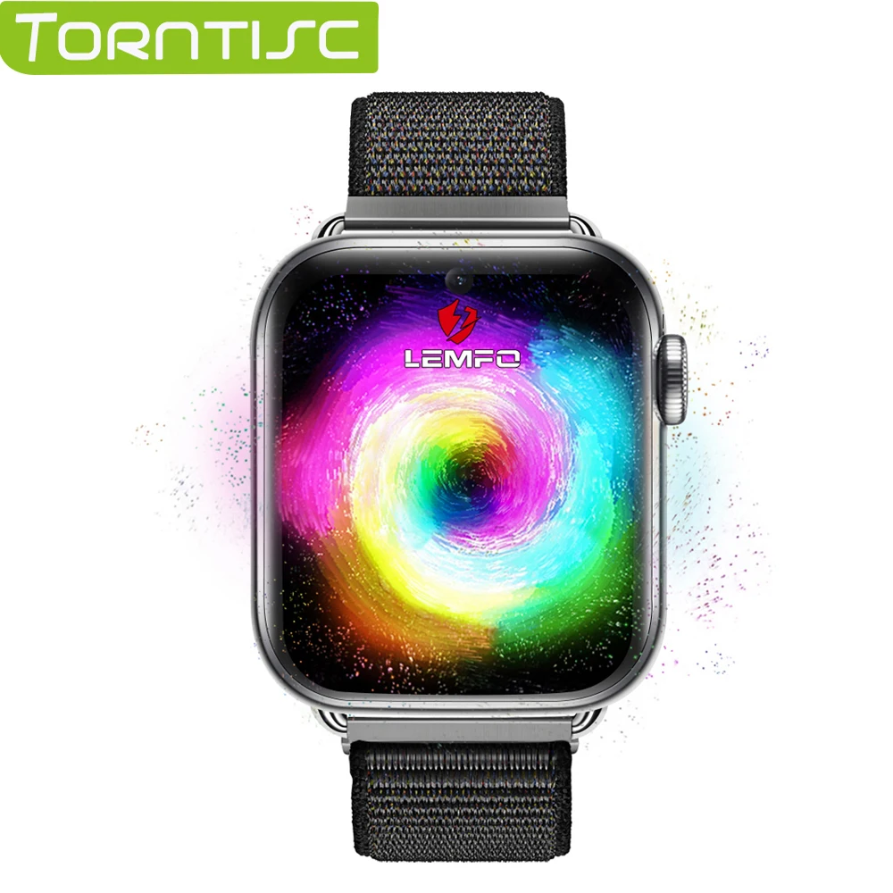 Смарт-часы Torntisc PK LEM10 4G Android 7 1 экран 82 дюйма 360*320 3 Гб + 32 ГБ GPS Wi-Fi большой