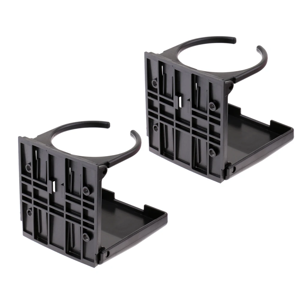 2 Pieces Black  Drink Holder For Soccer Table Foosball Table