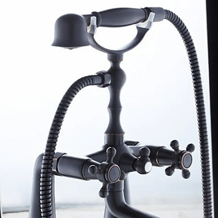 

Benefit Margin Full Copper Cold Hot Water Basin Faucet European Black Ancient Basin Faucet
