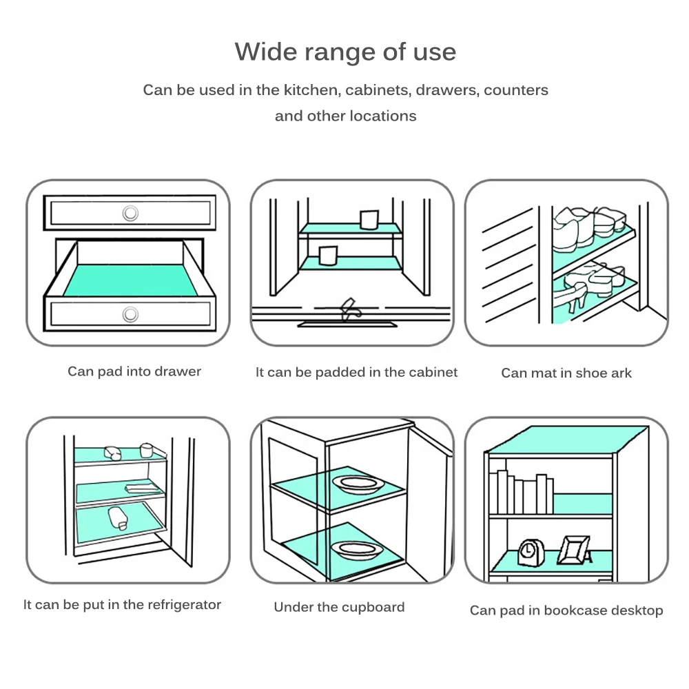 Кухонные вкладыши для шкафа прозрачный; эва водонепроницаемый маслонепроницаемый чехол для полки коврик прокладка для ящика шкафа противоскользящая бумажная коробка