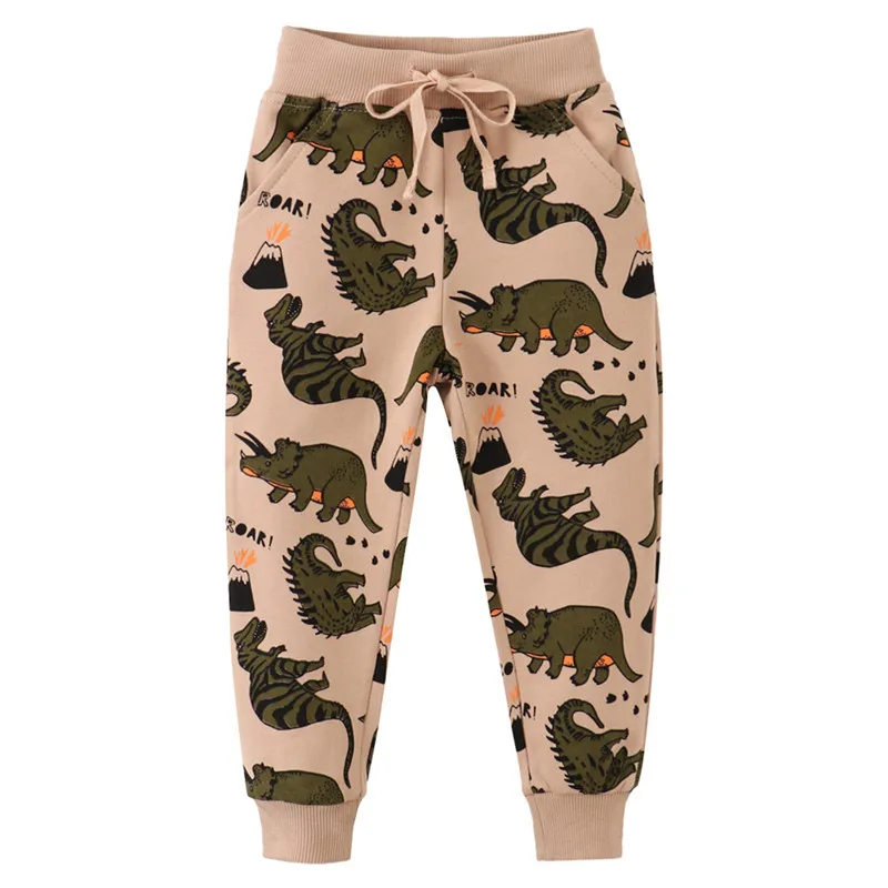 Jumping Meters Children's Animals Print Boys Girls Sweatpants Autumn Spring Whale Baby Trousers Pants Sport Harm Kids Lose Pant 2