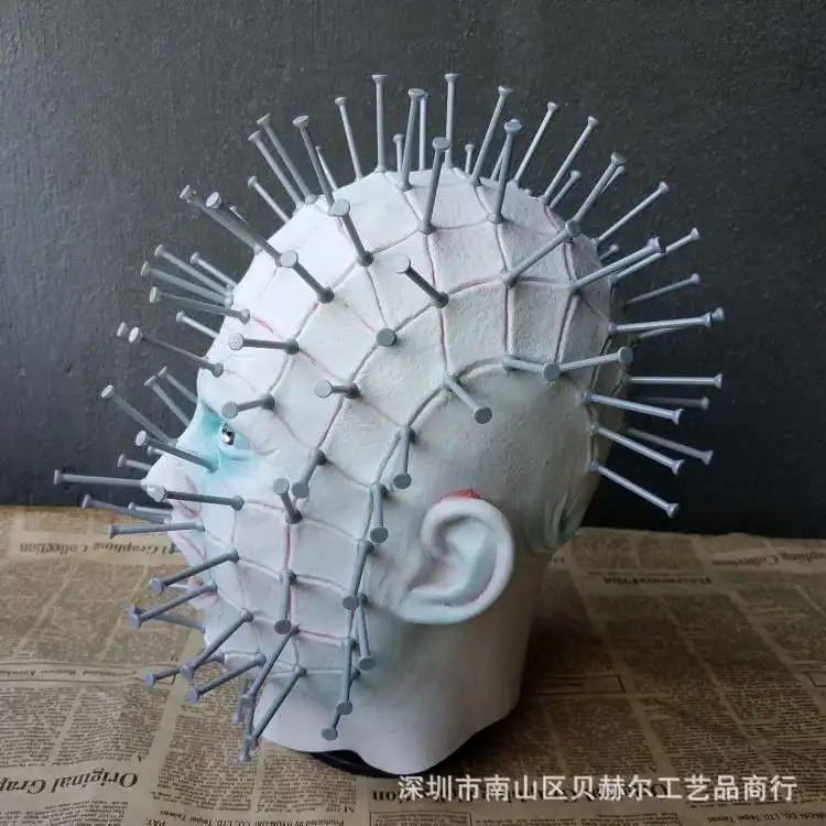 Hellraiser маска для ногтей повязка на голову COS Хэллоуин ужас кино и телевидения характер игровой ад город