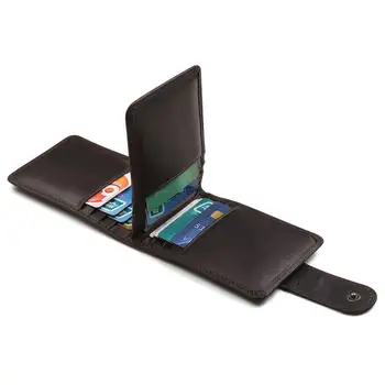 

Top Layer Cow Leather RFID Cards Holder High-end Unisex Cards Case Retro Style Cards Holder