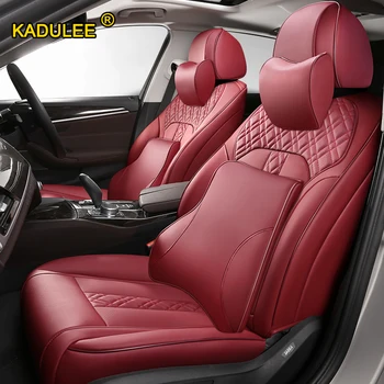 

KADULEE Custom Leather car seat cover For Chrysler 300C PT Cruiser Grand Voager Sebring Automobiles Seat Covers car seats