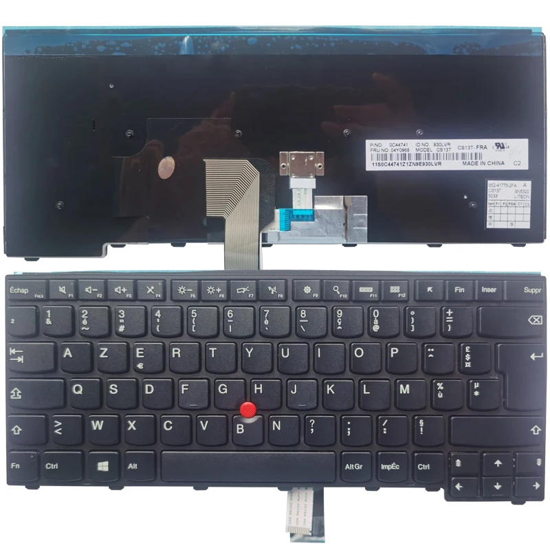 Nova Francês fr Teclado do Portátil para Lenovo Thinkpad L440 L450 L460 T431 T431s T440 T440p T440s T450 T450s E431 E440 sem Backlit