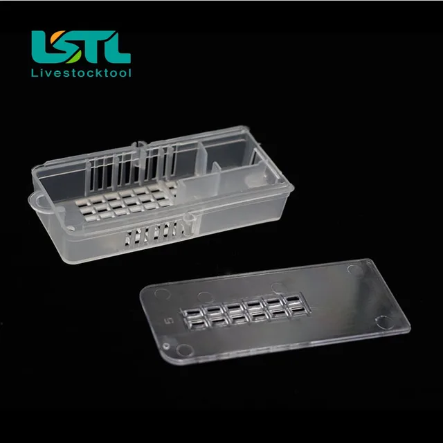 10 Db Queen Méh Szállítási Ketrec Méhészeti Felszerelés Tiszta Ház Méhkas Fehér Átlátszó - Image 5