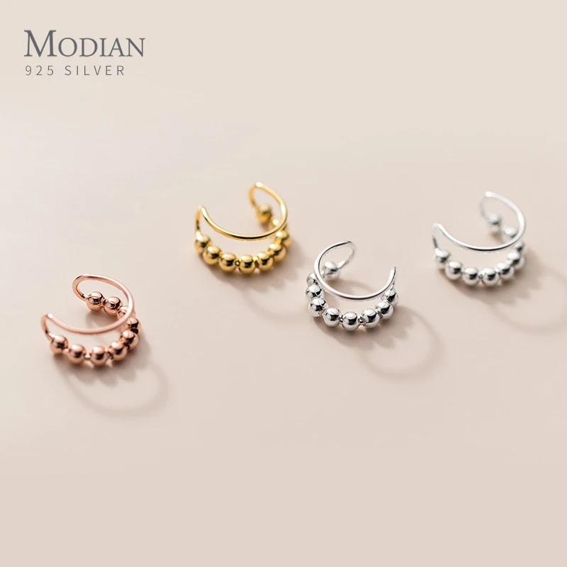 Sterling Silver Moon Earrings Modian Earrings 925 Silver Modian