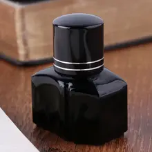 25 мл стеклянная черная гладкая авторучка для письма, Заправка чернилами, канцелярские принадлежности для школьников, студентов, офисные принадлежности LX9A