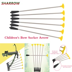 6/12/24pcs Archery  Children Bow Crossbow Sucker Arrow Toy For Outdoor Hunting Shooting Practice  Accessories