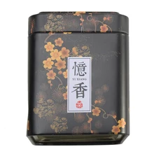 Новые горячие продажи чай герметичный контейнер банка жестяная коробка для хранения конфеты железа канистра Винтаж