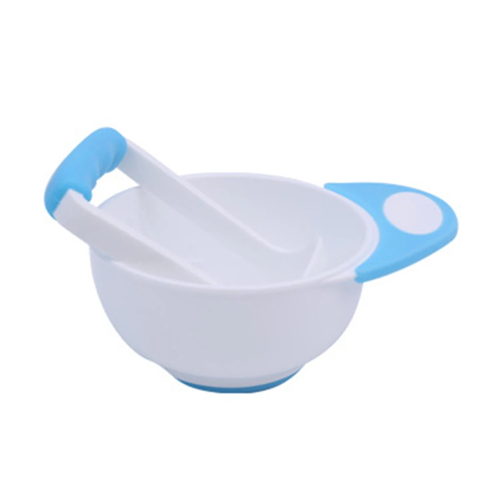 Baby Food Grinding Bowl Baby Fruit Food Supplement Tool Grinder Children's Food Supplement Tableware Safety Feeding Tool