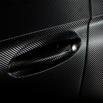 

4D Decals Carbon fiber Car stickers Exterior 30x152cm Decor Vinyl Wrapped