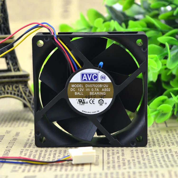 AVC 7020 DV07020B12U 12V 0.7A 7CM ִ  ӵ PWM µ    