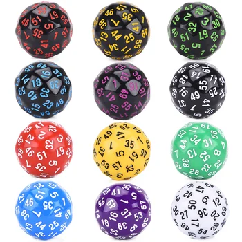 

Opaque D60 Sided Polyhedral Dice for Dungeons and Dragons TTRPGs MTG and Math Teaching