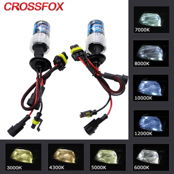 

CROSSFOX 35W HID H1 H11 Xenon H7 H3 H13 9005 9006 9004 9007 880 H4 12V Car Headlight 3000K 4300K 5000K 6000K 8000K 10000K 12000K