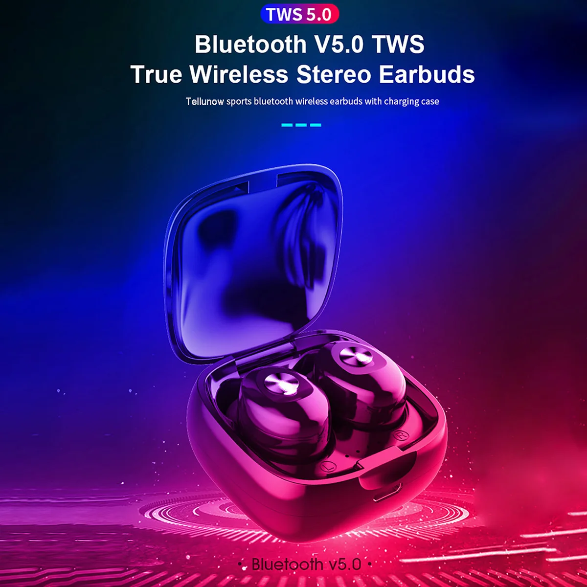 TWS Bluetooth 5,0 наушники стерео беспроводной наушник HIFI Звук спортивные наушники громкой связи игровая гарнитура с микрофоном для телефона