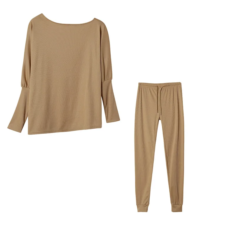 Tracksuit 2 Piece Set Autumn Winter Pullover Top Long Pants Sports Suit Female Sweatshirt Sportswear Suit For Woman