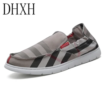 

Explosion Models One Pedal Lazy Shoes 's Low-top Shoes Canvas Shoes British Style Summer Breathable and Comfortable Men Slip-on