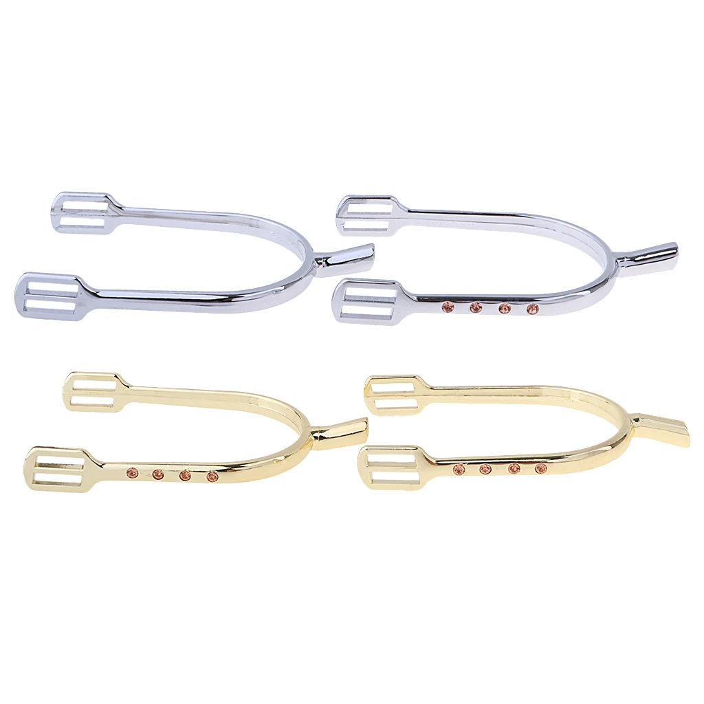 2pcs Zinc Alloy Horse Spurs Equestrian Horse Riding Spurs Women 2pcs Zinc Alloy Horse Spurs Equestrian Horse Riding Spurs Women
