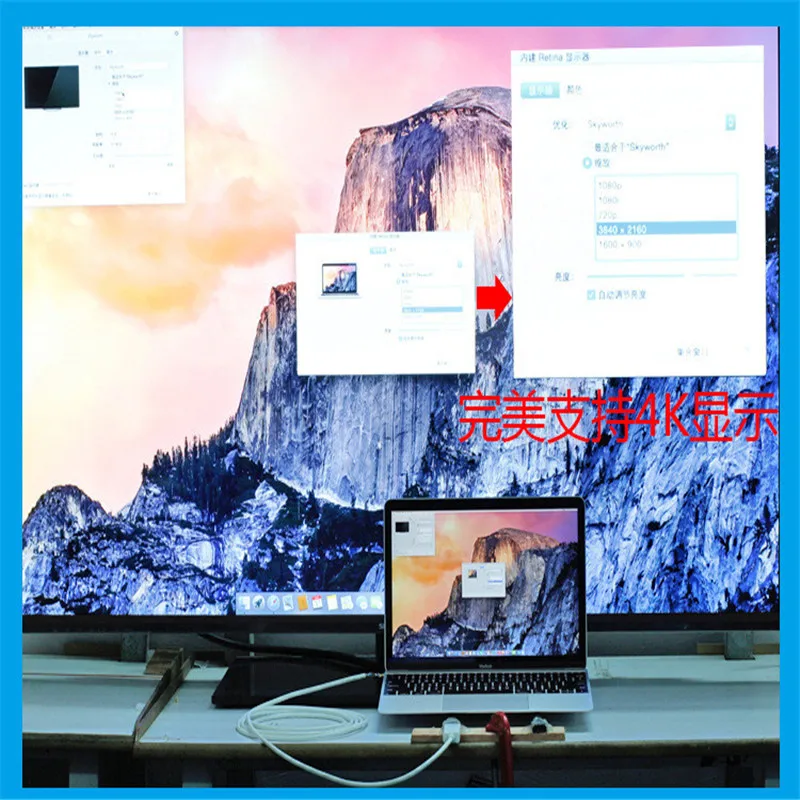 USB3.1 type C до 4K HDMI цифровой кабель AV HDTV USB-C штекер к HDMI Поддержка 4k HDMI к USB3.1 кабель конвертера