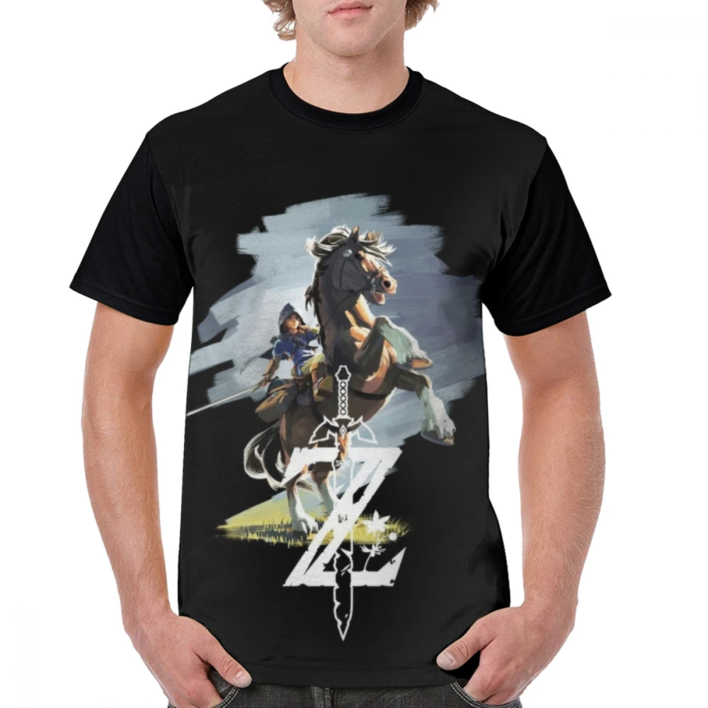 Zelda футболка Zelda дышащая дерзкая рубашка Пляжная 4xl графическая Мужская футболка с короткими рукавами отличная футболка