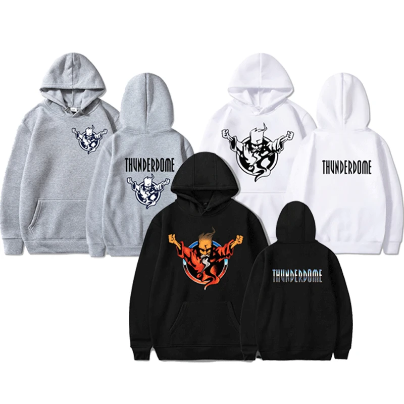 Thunderdome-Sudadera con capucha para hombre y mujer, ropa para parte superior masculina, de otoño, Unisex
