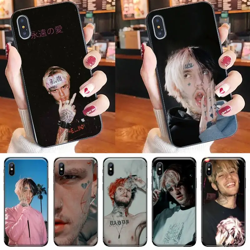 

Lil Peep Lil Bo Peep Phone Case for iPhone 11 12 pro XS MAX 8 7 6 6S Plus X 5S SE 2020 XR