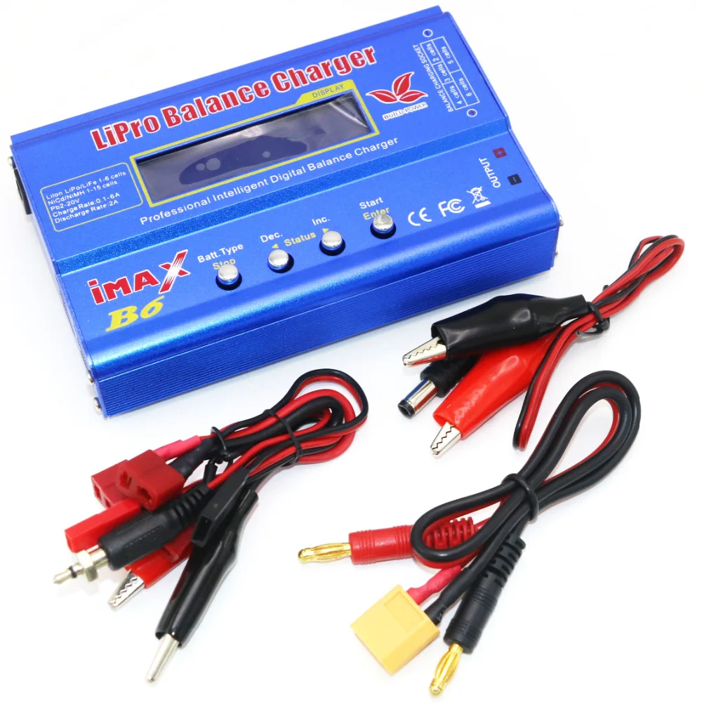 iMAX B6 80W XT60 LiPo Battery Balance Charger (2)