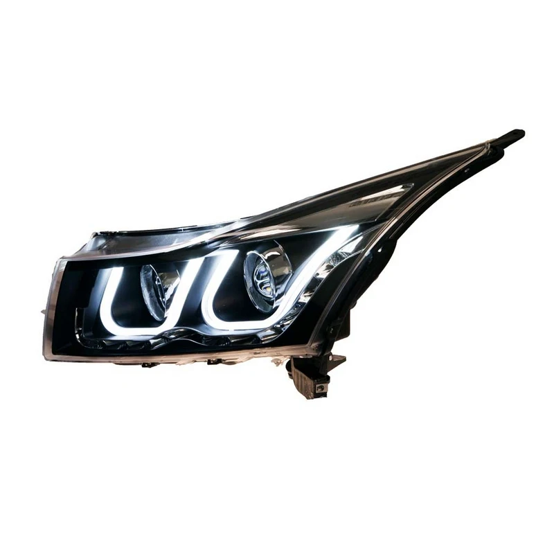 Chevrolet Cruze 2009 2015 Eagle Eyes фары в стиле Volkswagen "ангельские глазки" светодиодный
