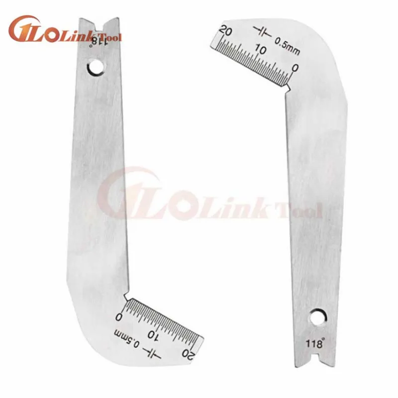 Stainless Steel Drill Bit Angle Gauge Edge Dimension Gage Sharpening Tool set Stainless Steel Drill Bit Angle Gauge Edge Dimension Gage Sharpening Tool set