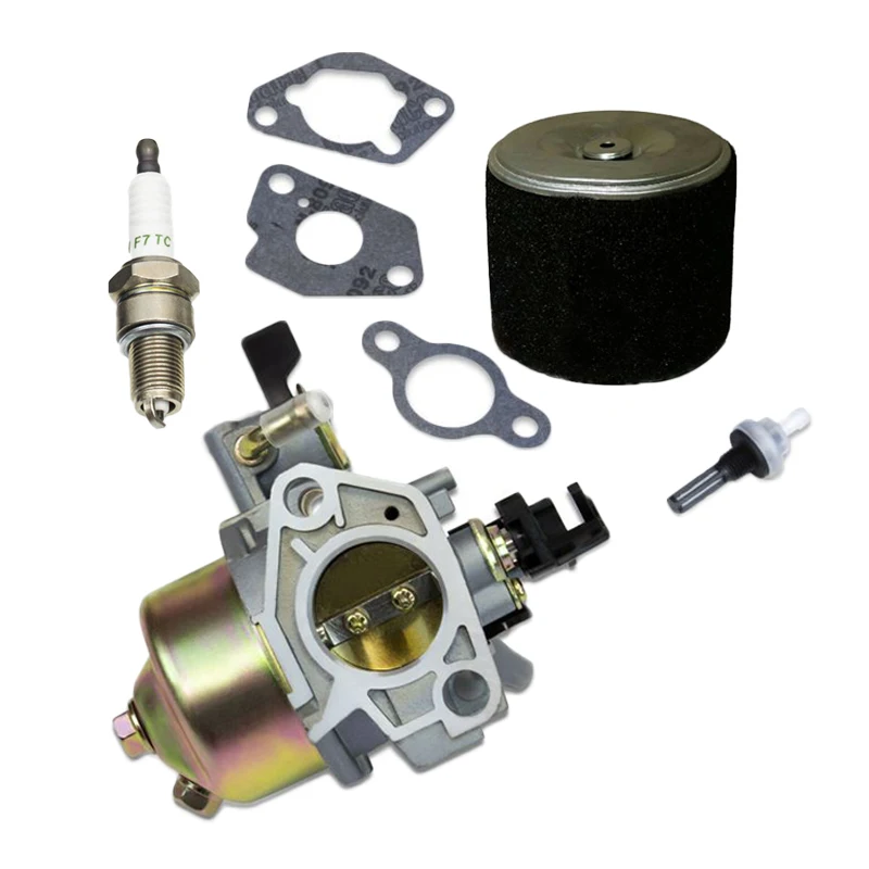 

Air Filter Carburetor Kit Fuel For Honda GX340 Spark Plug Gaskets Accessories Garden Outdoor