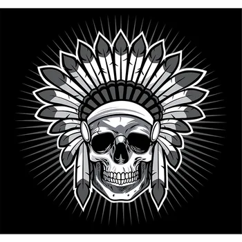 

Indian Skull Flag Hanging 90*150Cm For Decoration