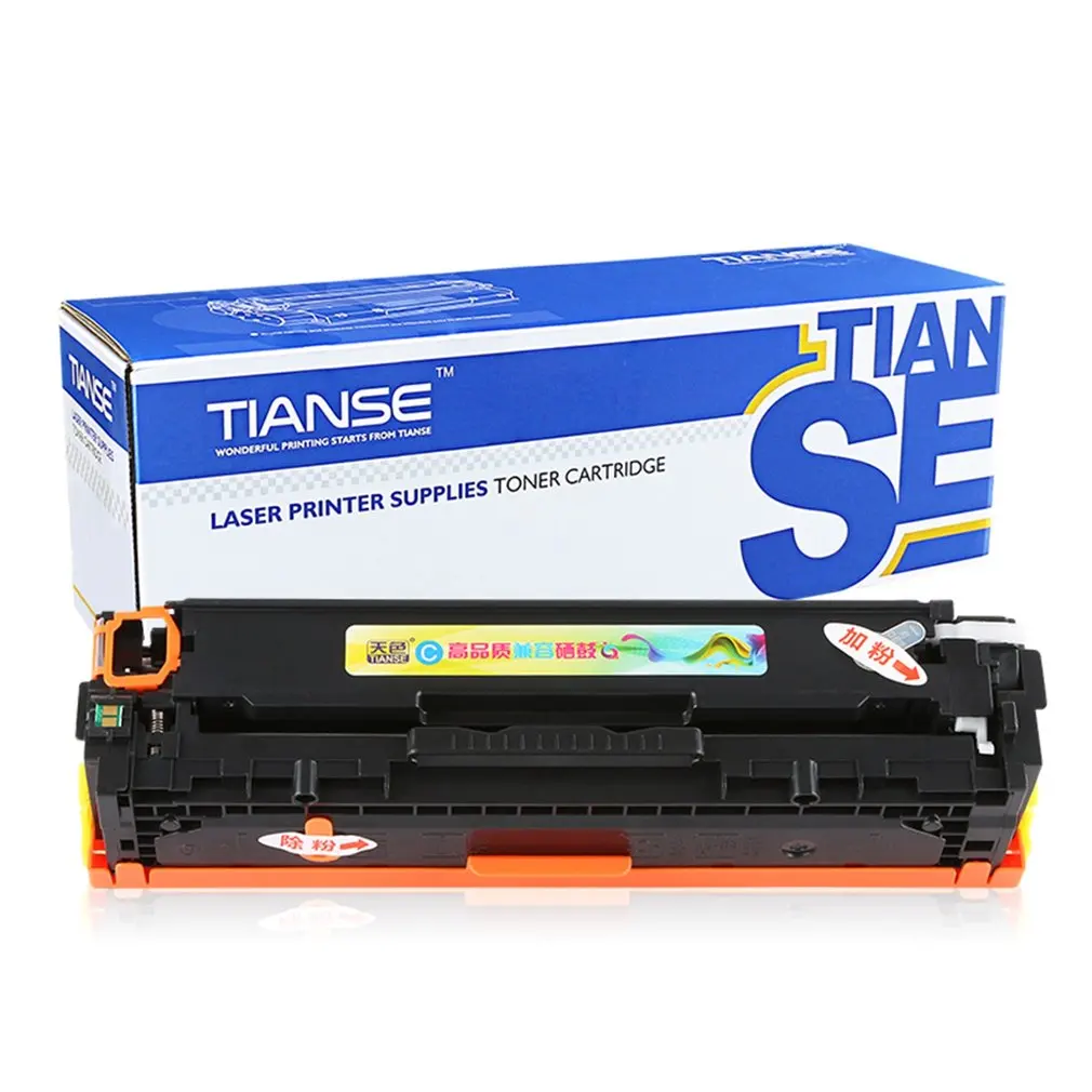 TIANSE CE541A неoem голубой многоразовый картридж для принтера hp COLOR LASERJET CP1215/1515N/CM1312MFP |