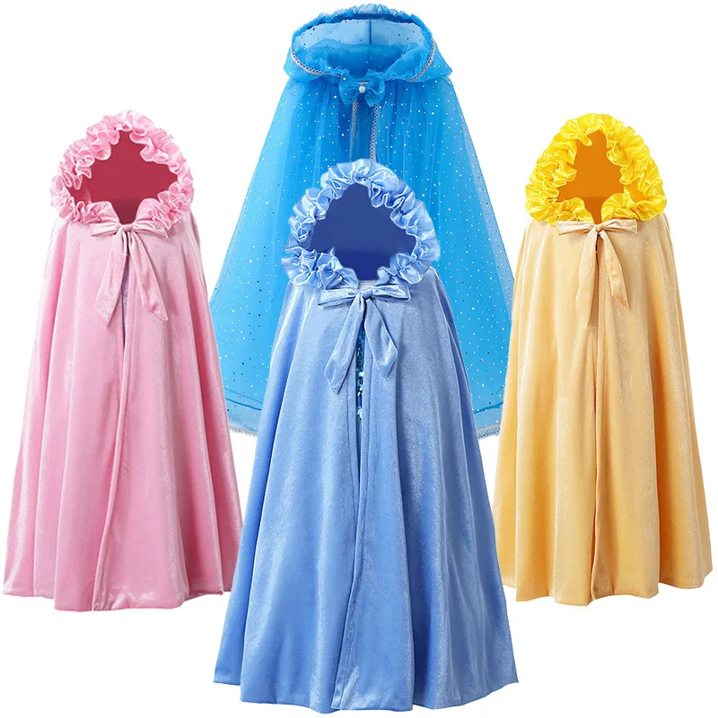 Для девочек Снежная королева 2 Эльза платья костюм Manteau Детский для