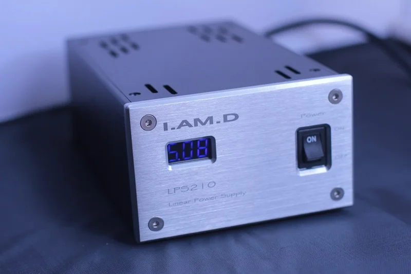 2020 New I.AM.D LPS210 Linear Power Supply For Full Digital Audio Amplifier Output DC24V-32V/5A+USB DC5V/2A Input AC110V/230V pre amp