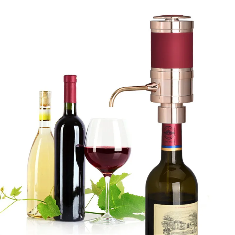 

4YANG Electric Decanter Wine Pourer Wine Decanter Homebrew Pump Style Cider Appliance Wine Aerator Wine Bottle Bar Accessories