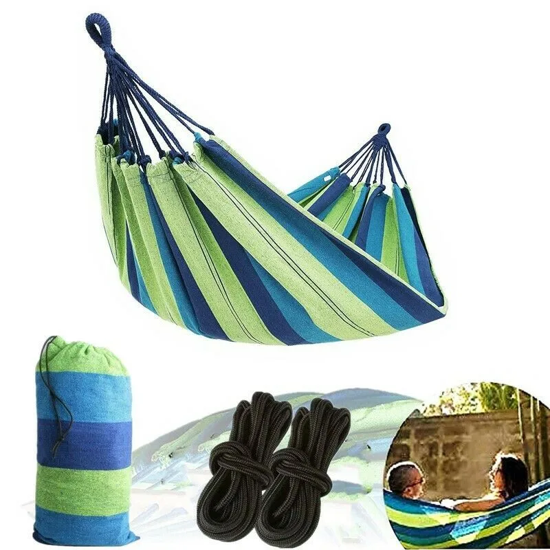 Походный гамак холщовая качели кровать уличный рюкзак Туристическое