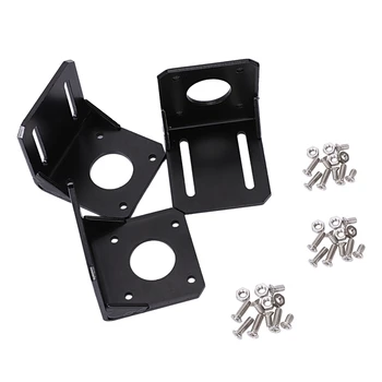 

Promotion! 3PCS steel 42 stepper motor L-bracket for Nema 17 stepper motor with screws