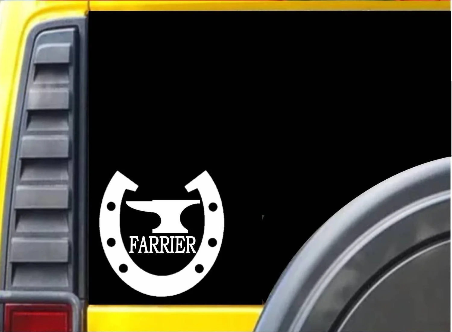 

Farrier Horse Shoe K491 6 inch Sticker horse decal computer Sticker