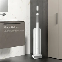 Squeeze Flat Mops Floor Cleaning With 3Pcs Microfiber Pads Lazy Wet Dry Usage Washing Mops Laminate Flooring Home Kitchen Tools