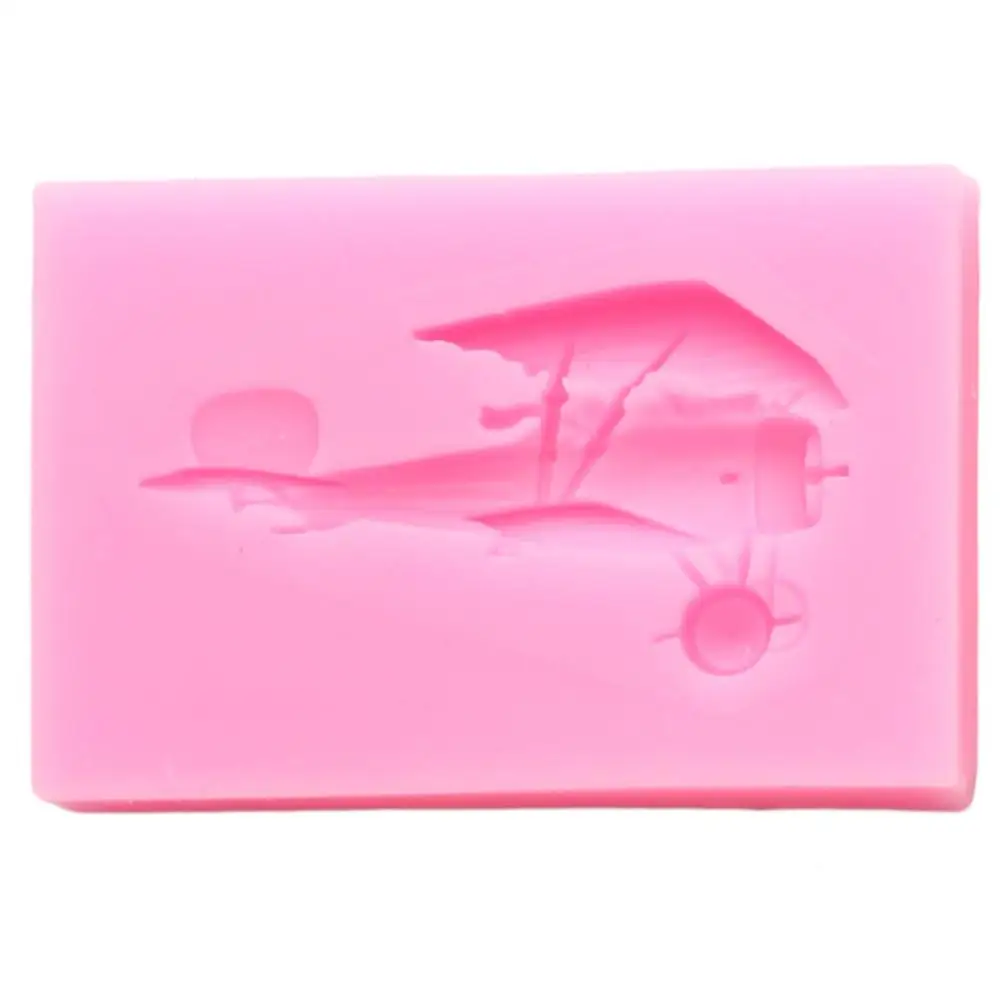 

Airplane Shape Silicone Molds Biscuit Candy Resin Clay Mold Cake Decoration Tool Chocolate Craft Cookie Baking Mould