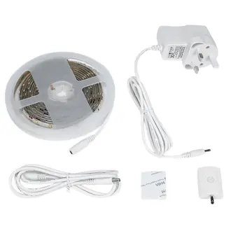 

ICOCO Waterproof IP66 3m 180 LEDs Hand Wave Sensor Strip Switch LED Inducstion Dimmable Cabient Lighting Kit For AU/UK Plug