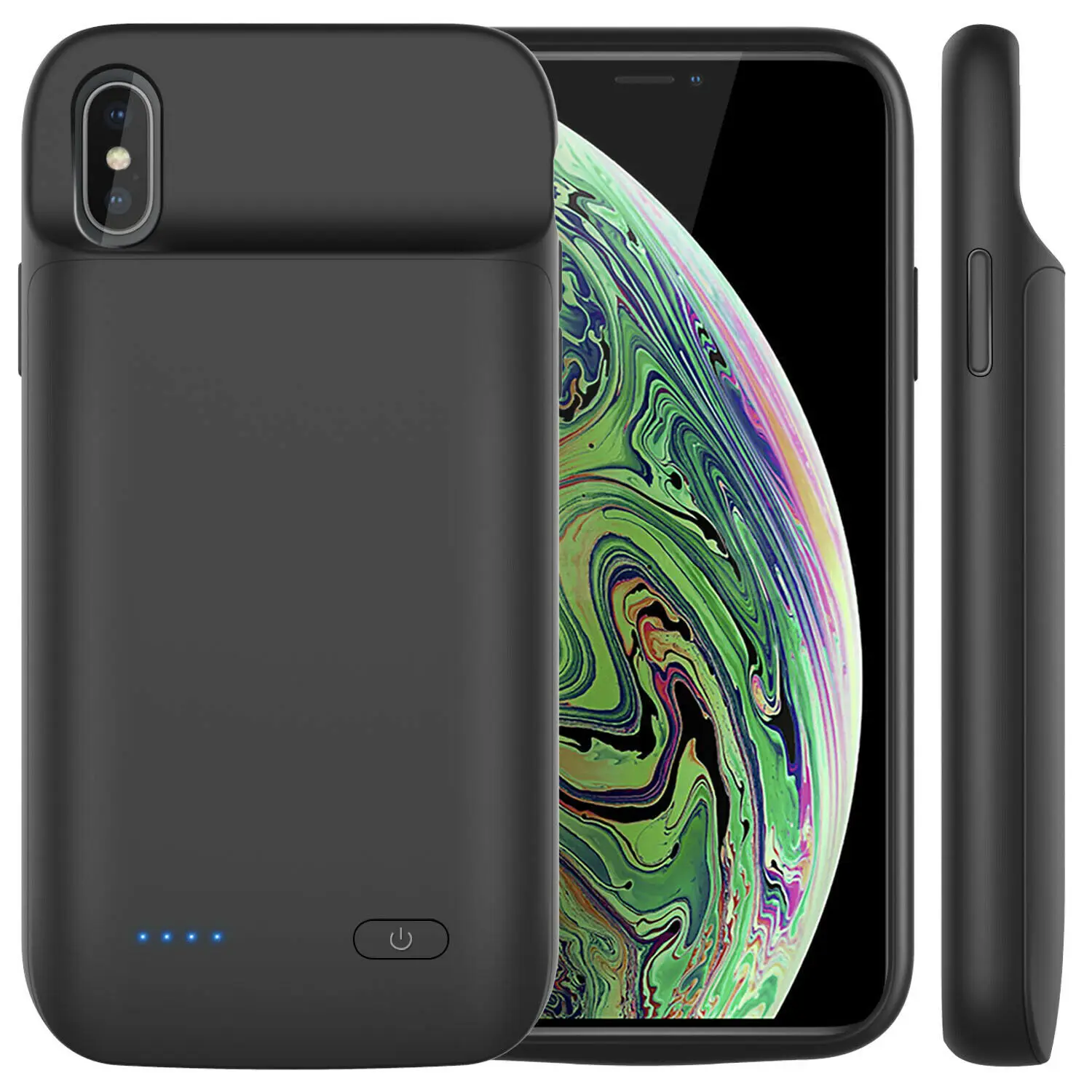 Для iPhone X/XR/XS Max, Расширенный чехол для зарядного устройства, зарядное устройство, зарядное устройство, магнитные наушники, поддержка быстрой зарядки - Цвет: For iPhone XR