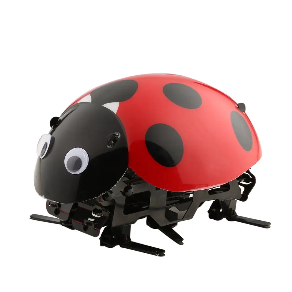 

Remote Control Simulate Ladybug Beetle Electronic Toy DIY Children Kids Birthday Gift Novelty Toys Simulation Scramble Insect