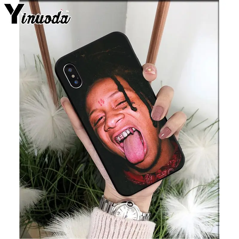 Yinuoda Rapper Trippie redd Customer High Quality Phone Case for Apple iPhone 8 7 6 6S Plus X XS MAX 5 5S SE XR Cover