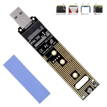 M2 SSD чехол NVME корпус M.2 для usb type A 3,1 SSD адаптер карта жесткий диск конвертер алюминиевый сплав адаптер 10 Гбит/с