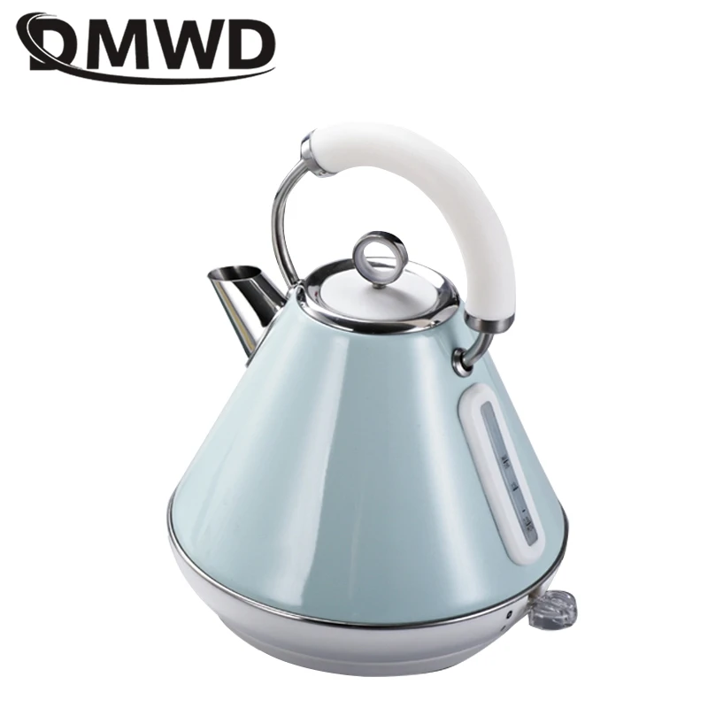 DMWD 1.8L Household Retro 304 Stainless Steel Electric Kettle Water Heater Water Boiler Coffee Pot  Automatic Power off 220V 3