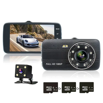 

TOSPRA Car DVR Camera Full HD 1080P Car Driving Recorder 4" LCD Screen 170 Degree Wide Angle Night Vision Fill Light Dash Cam
