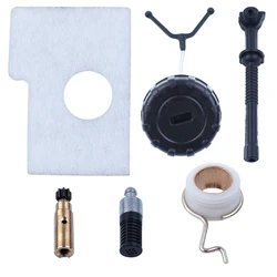Kit de bouchon de réservoir de gaz pour STIHL MS180 MS170 018 017 MS 170 180, tronçonneuse, pompe à huile, engrenage à vis sans fin, tuyau, filtre à Air, tuyau, tuyau, 1123 640 7102 
