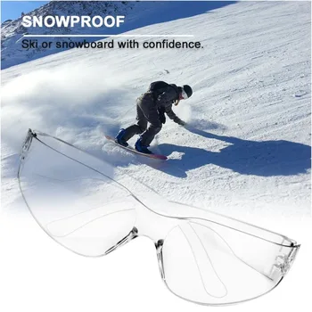 

Safety Potective Black Goggles Glasses For Anti-UV Sunglasses Anti-Fog Shock proof working Eyes Protection Glasses